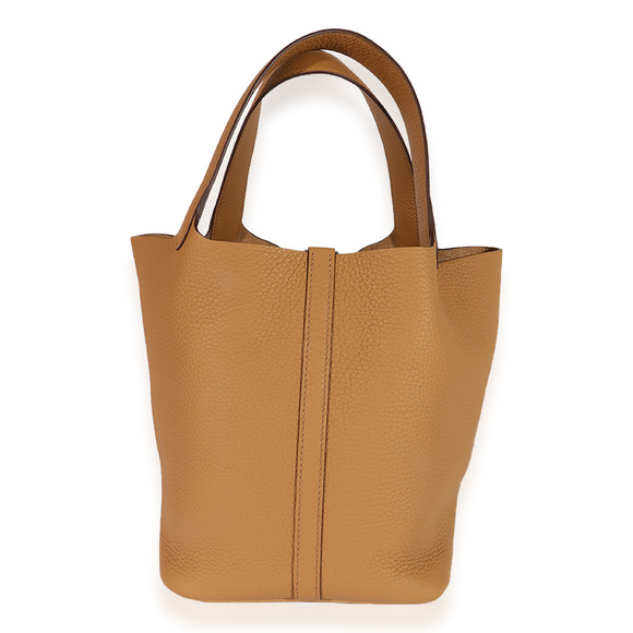 Hermès Biscuit Clémence Picotin Lock 22 PHW - Picture 5 of 7